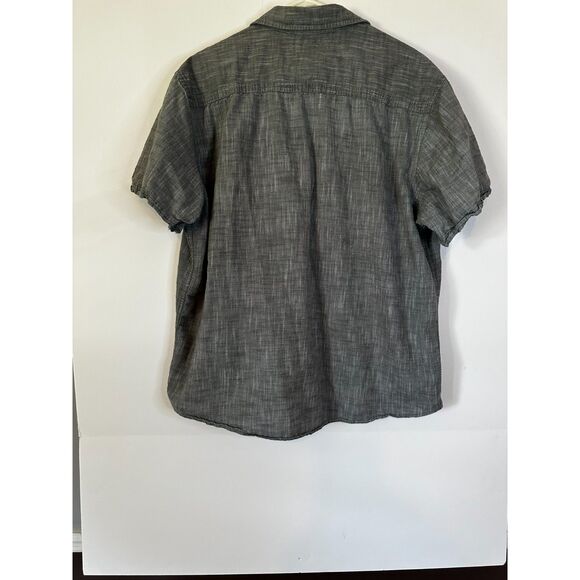 Colours Alexander Julian Mens Shirt 2X Gray Short Sleeve Casual Button Front - Picture 2 of 7